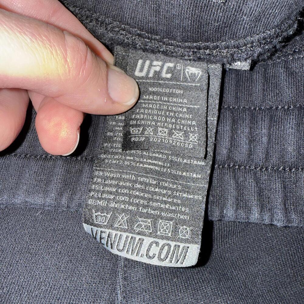 UFC Venum MMA Fight Shorts Black Cotton Training Gym Women’s M - Picture 5 of 6